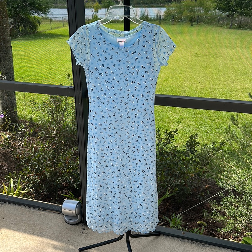 Limited Too floral print fully lined short sleeve dress size 8